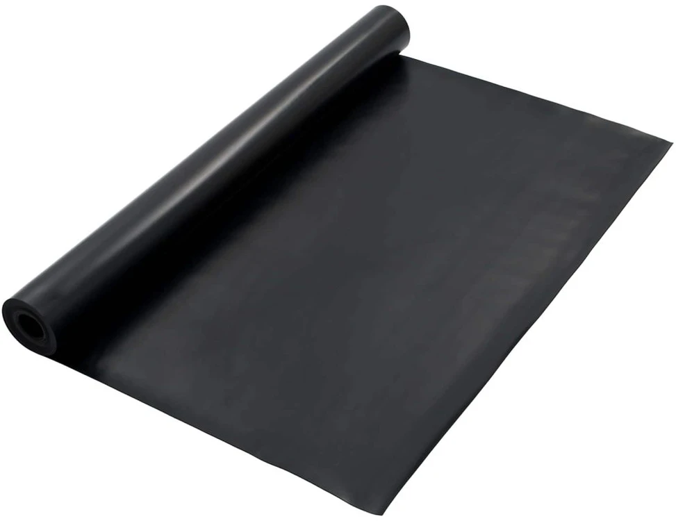 Grindų kilimėlis Juoda 1,2 x 5 m Guma