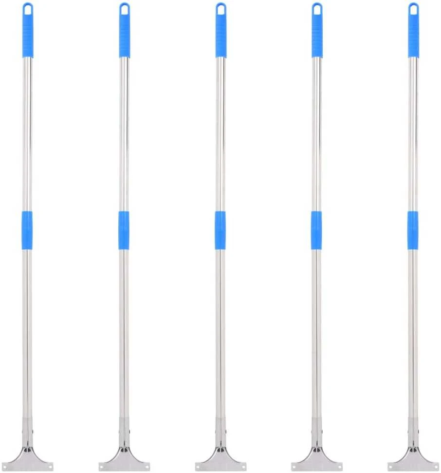 Grindų valytuvo rankenos, 5vnt., 119,5cm, plienas ir plastikas