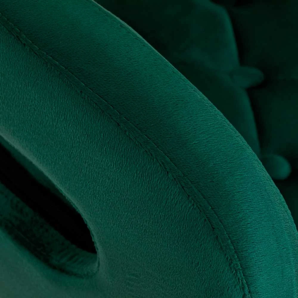 Activeshop Biuro kėdė su ratukais 4Rico QS-OF213G Velvet Žalias