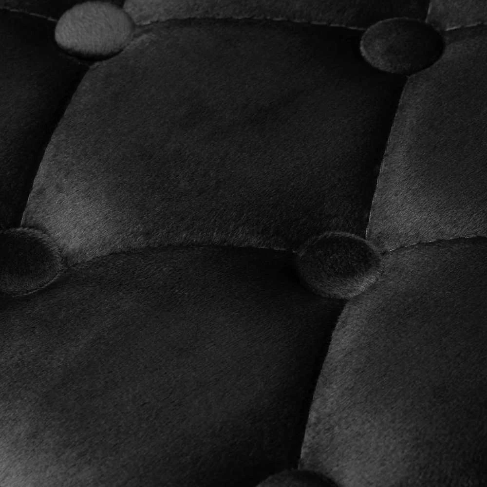 Fotelis Activeshop Biuro kėdė su ratukais 4Rico QS-OF213G Velvet Juodas
