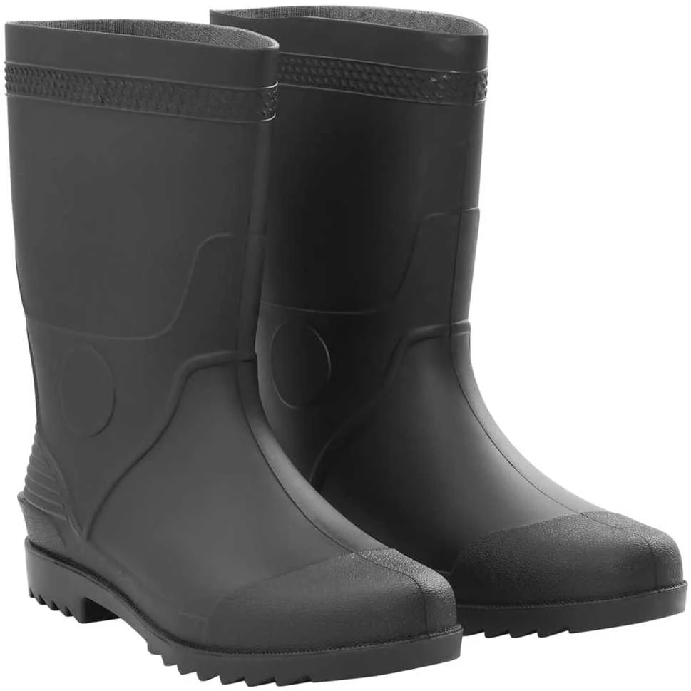 Guminiai batai, juodos spalvos, PVC, 46 dydžio