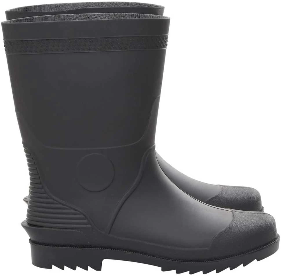 Guminiai batai, juodos spalvos, PVC, 46 dydžio