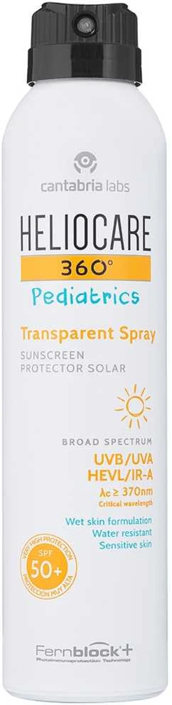 Heliocare 360° Pediatrics SPF50 apsauginis purškiklis vaikams nuo saulės, 200 ml