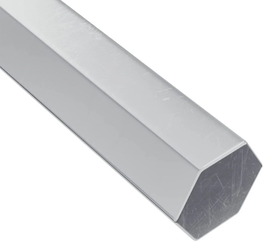 Hex rakto 2 vnt. Sidabrinė 32 x 86 mm Plienas