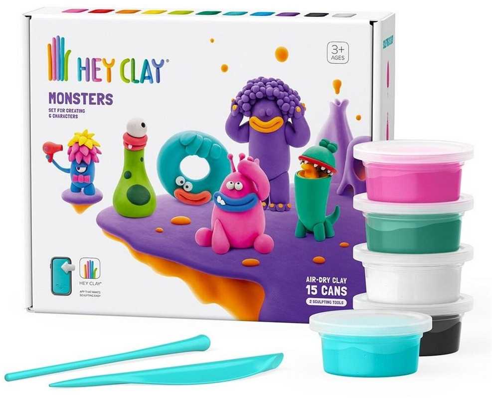 TM Toys TMT HeyClay rinkinukas Monsters 15 vnt. pakuotė HCL15018 07896