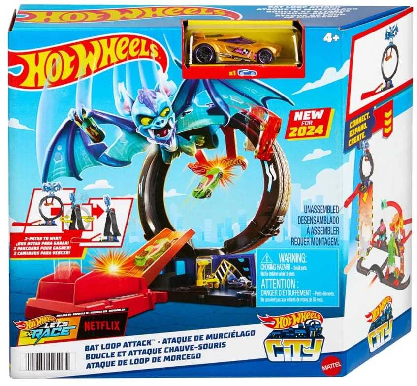 Mattel HOT WHEELS CITY rinkinys – Šikšnosparnio padanga (HTN78)