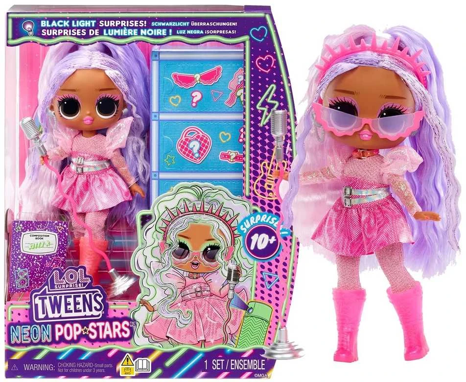 MGA 120667-EUC L.O.L. siurprizo paauglių neoninės popžvaigždės - Kitty K