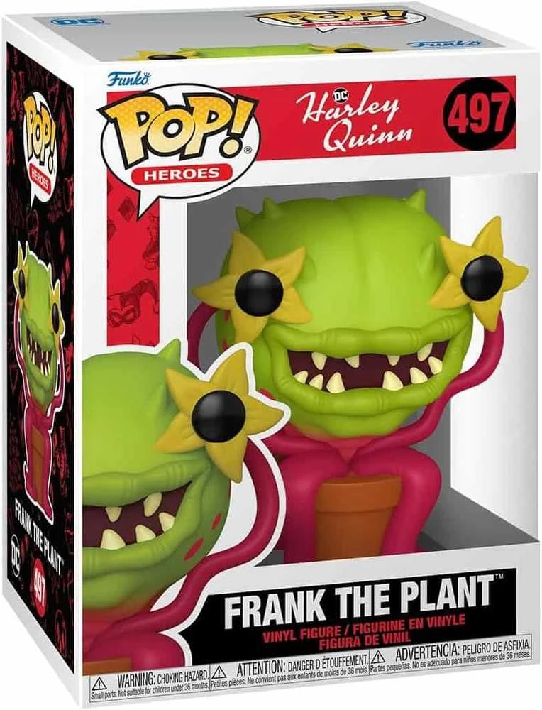 FUNKO POP! Vinilinė figūrėlė: DC: Harley Quinn - Frank the Plant, 9 cm