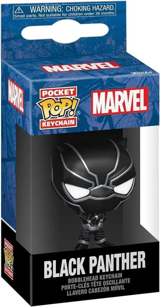 FUNKO POP! Raktų pakabutis: Marvel: Black Panther, 10 cm