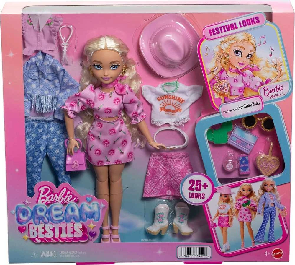 Mattel Barbie Dream Besties Festival rinkinys JGH87