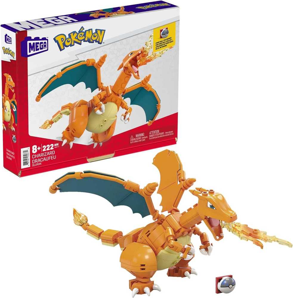 Mattel „Mega Construx Pokemon“ rinkinys „Charizard“