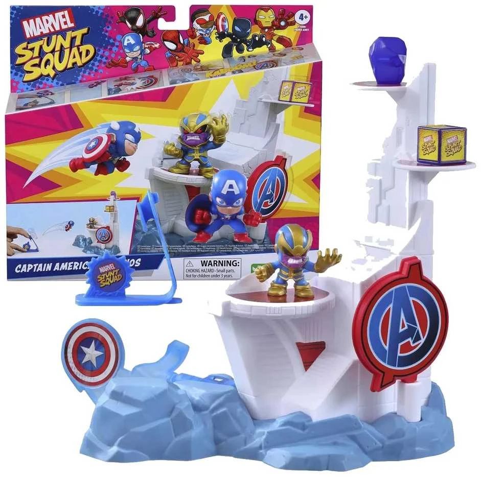 Hasbro „Marvel“ kaskadininkų būrys, kapitonas Amerika ir Thanosas, F7059