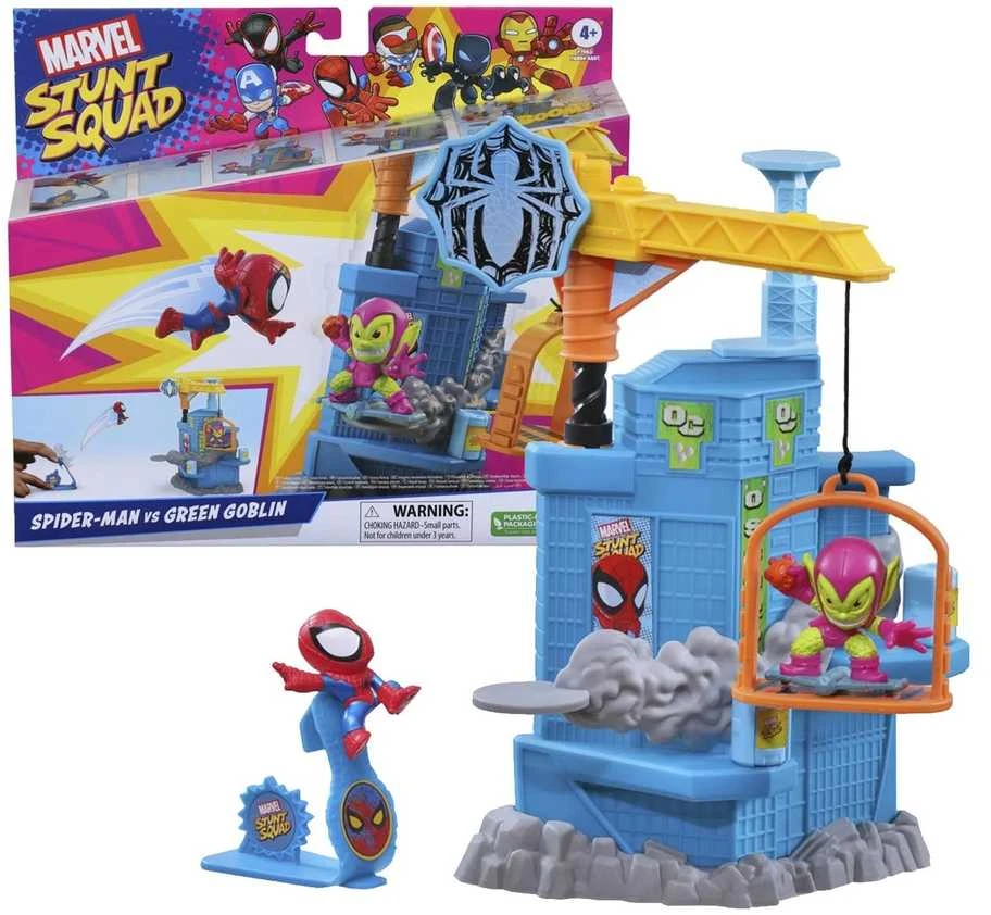 Hasbro Marvel Stunt Squad Spider-man and Žalias Goblin F7062