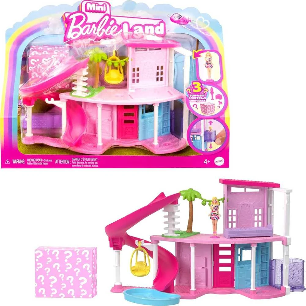 Barbie Mini namai Barbė su staigmena HYF45