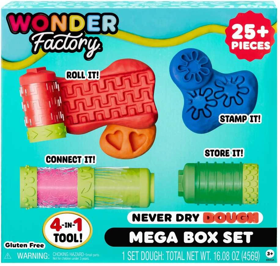 MGA Rinkinys Wonder Factory Niekada sausos tešlos mega dėžučių rinkinys 595137-EUC
