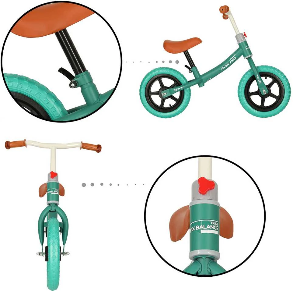 Balansinis dviratukas Trike Fix, Turkio spalvos