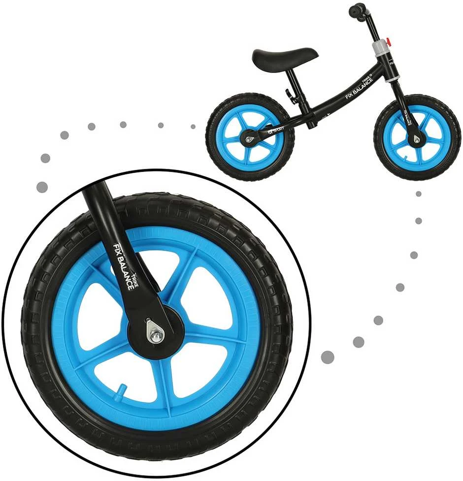 Balansinis dviratukas Trike Fix, Juodos ir mėlynos spalvos