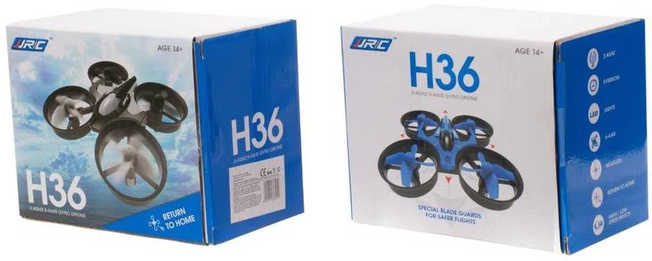 Ikonka JJRC H36 mini 2.4GHz 4CH 6 ašių RC dronas juodas