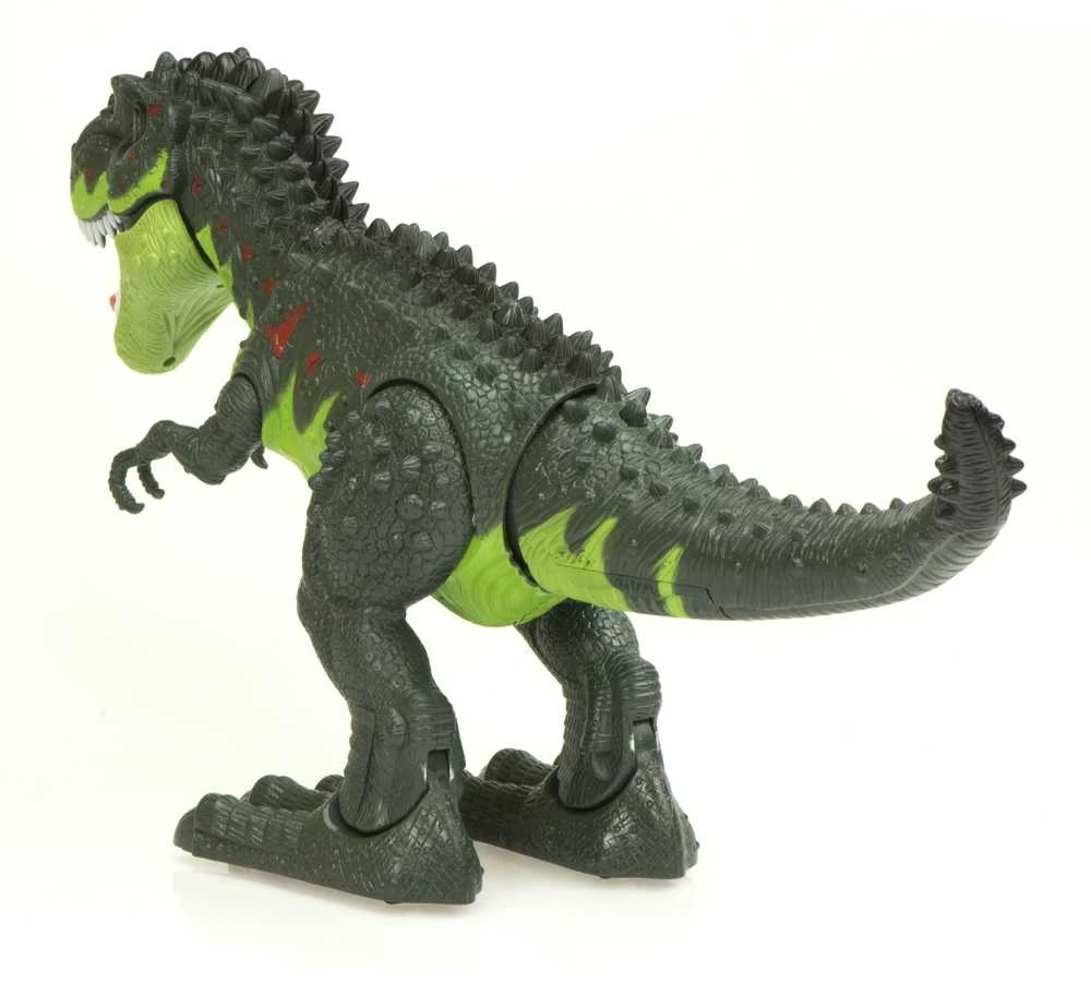 Ikonka T-REX elektroniniai dinozauro pasivaikščiojimai riaumoja žaliai
