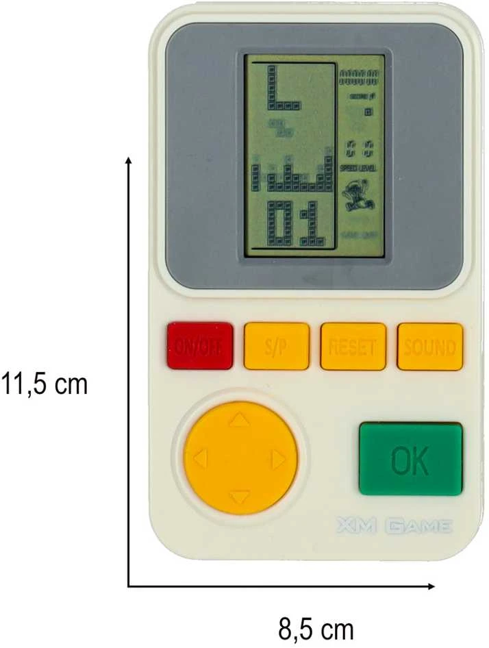 Roger Elektroninė konsolė retro Tetris Brick Game