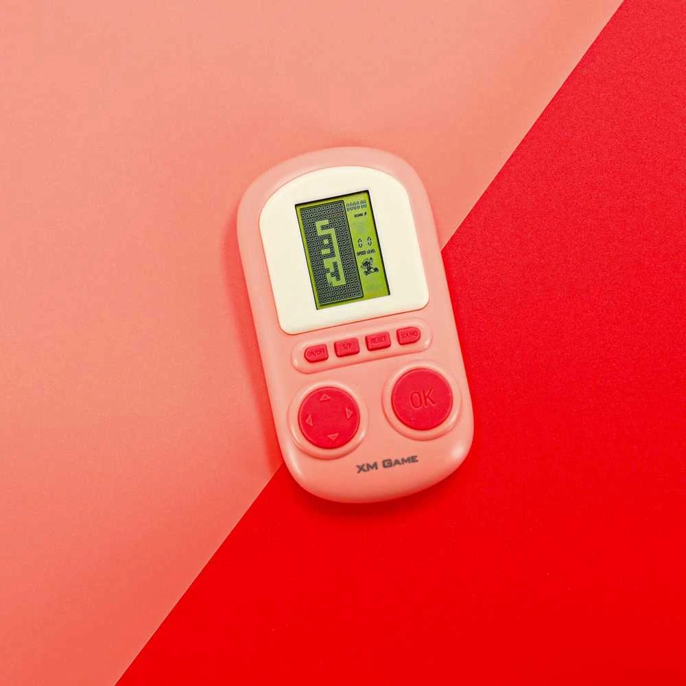 Roger Elektroninių arkadinių žaidimų nešiojamoji konsolė rožinės spalvos