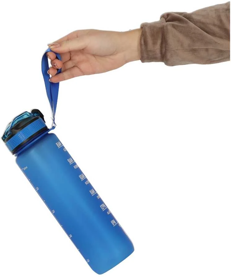 Gertuvė dviračiui 1000ml Time market bottle Mėlyna