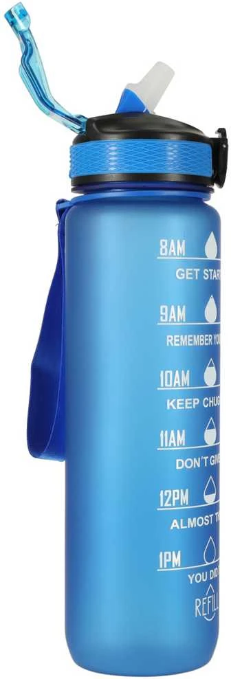 Gertuvė dviračiui 1000ml Time market bottle Mėlyna