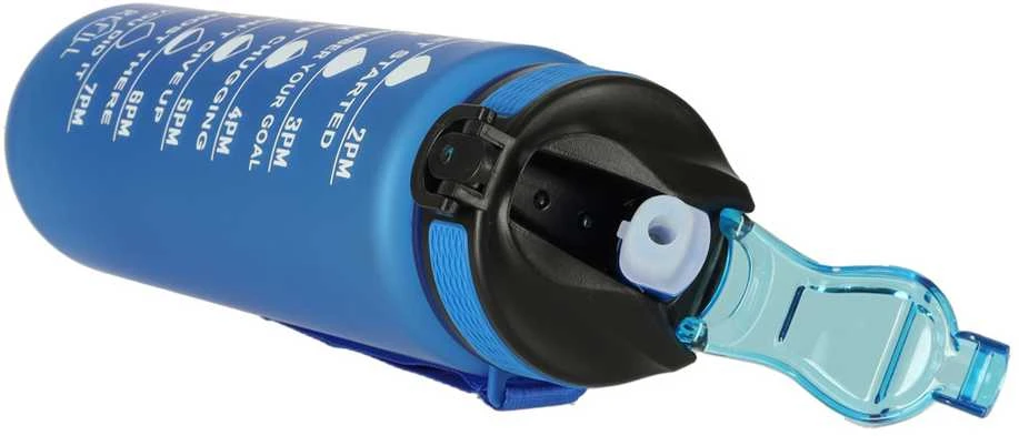 Gertuvė dviračiui 1000ml Time market bottle Mėlyna