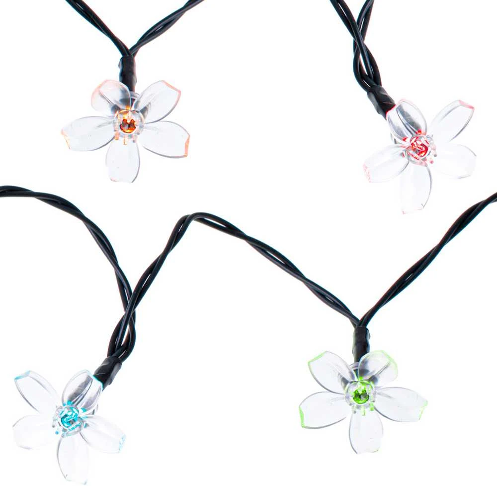 Dekoratyvinė saulės girlianda 7 m 50 LED