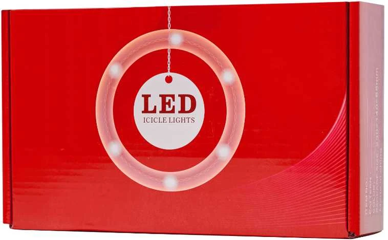 Roger LED užuolaidų žibintai su figūromis 3 m 125LED šiltai baltos spalvos