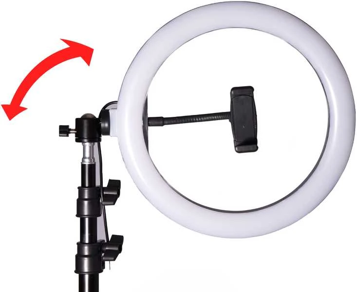 Ikonka 60W RING LED selfie makiažo lempa
