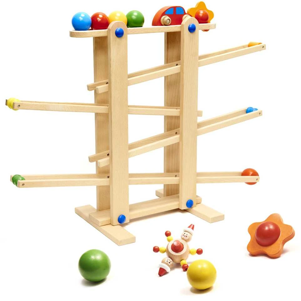 Ikonka Medinis Montessori kamuoliukų takas XXL
