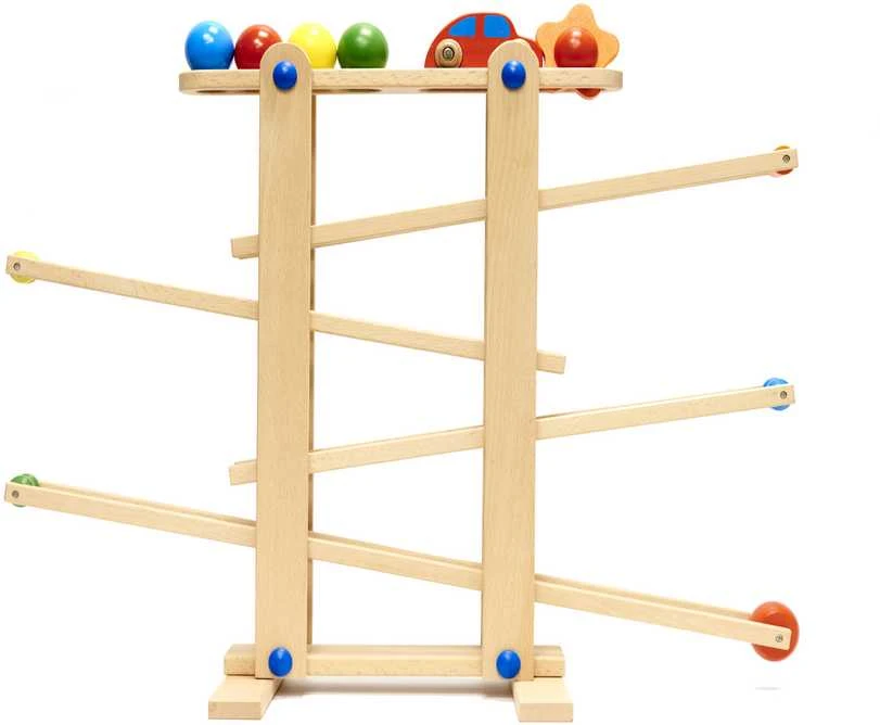 Ikonka Medinis Montessori kamuoliukų takas XXL