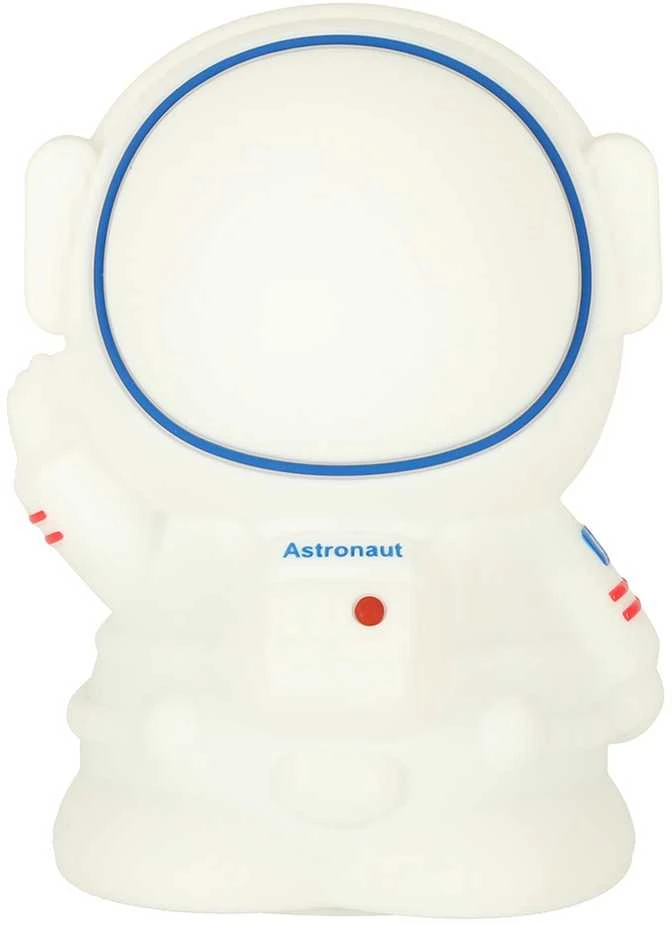Roger Silikoninė naktinė lemputė baltas astronautas