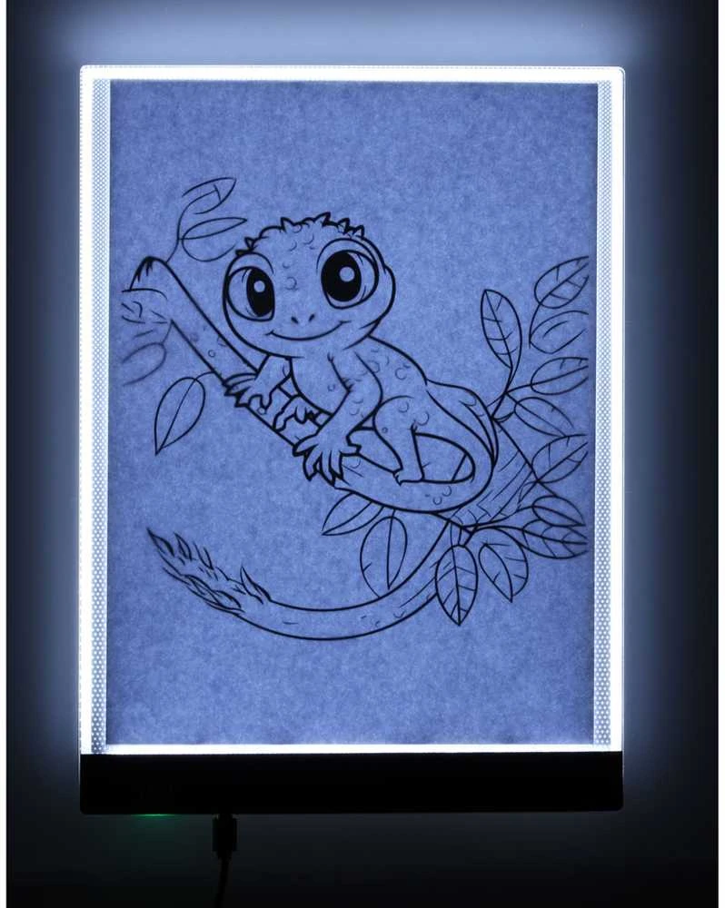 Piešimo lenta A4 LED apšviesta braižymo lenta