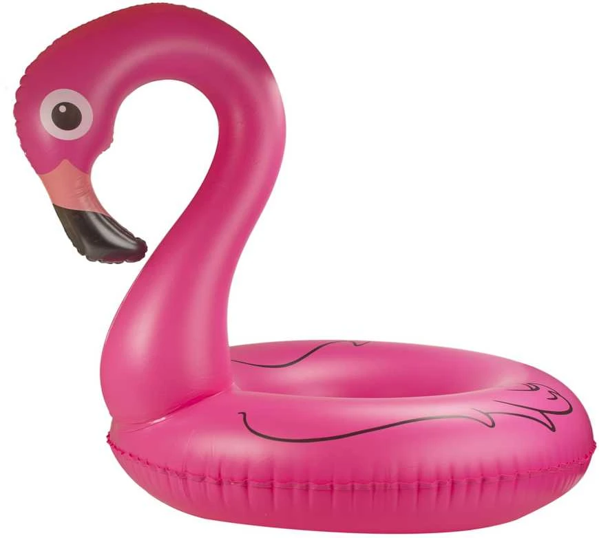 Pripučiamas plaukimo ratas, flamingas, 90cm, rožinė sp.