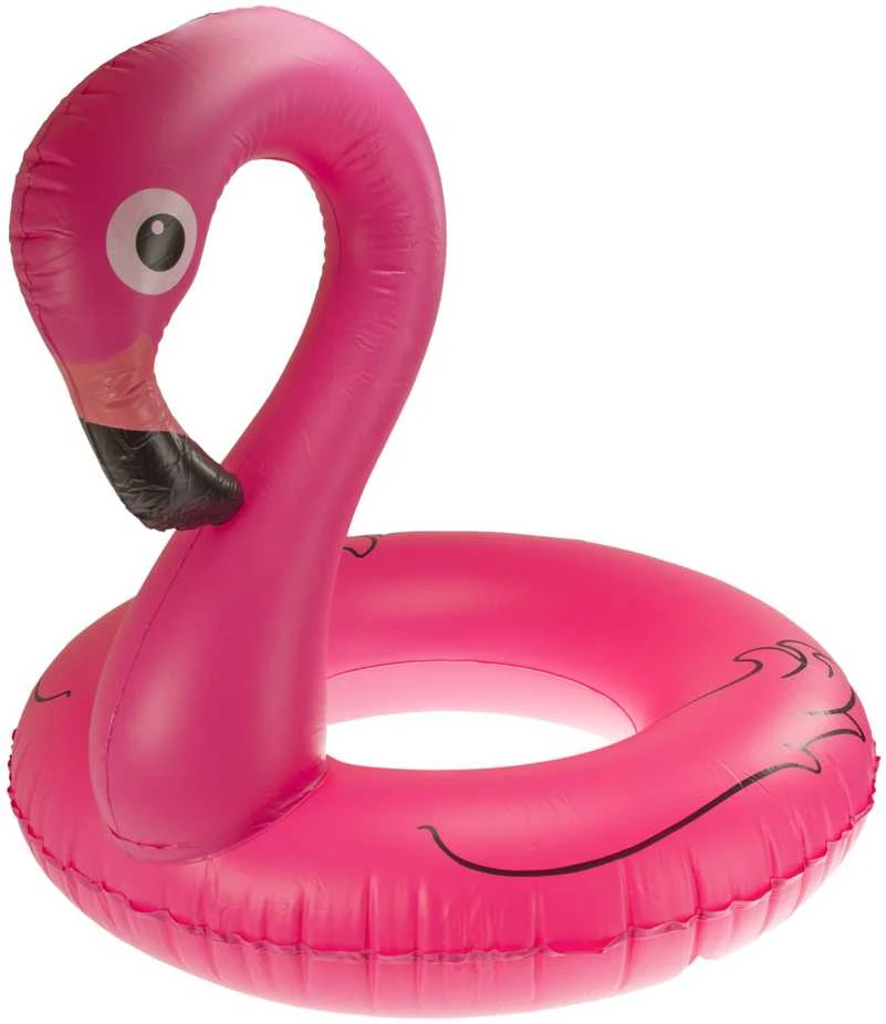 Pripučiamas plaukimo ratas, flamingas, 90cm, rožinė sp.