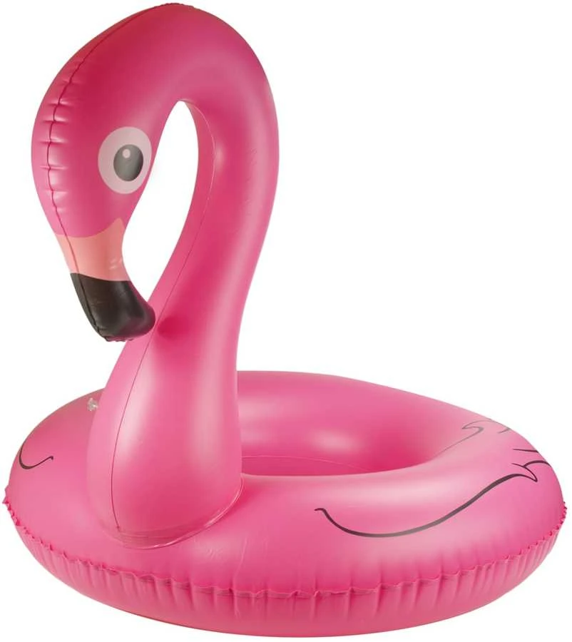 Pripučiamas plaukimo ratas, flamingas, 90cm, rožinė sp.