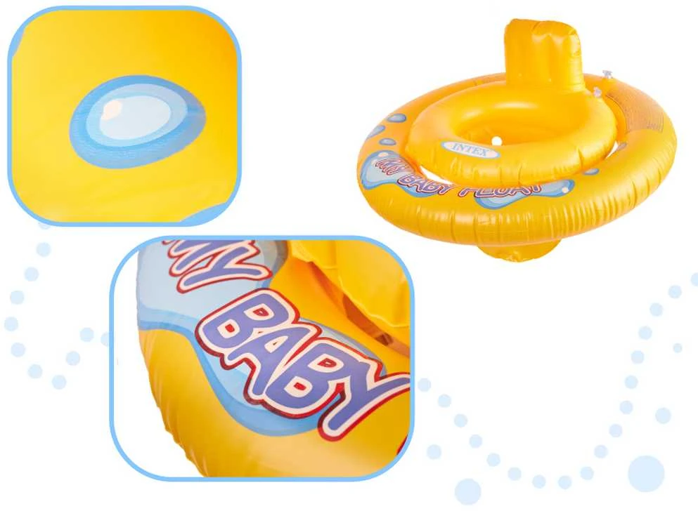 Generic Pripučiamas ratas su sėdyne vaikams INTEX 67cm pontonas