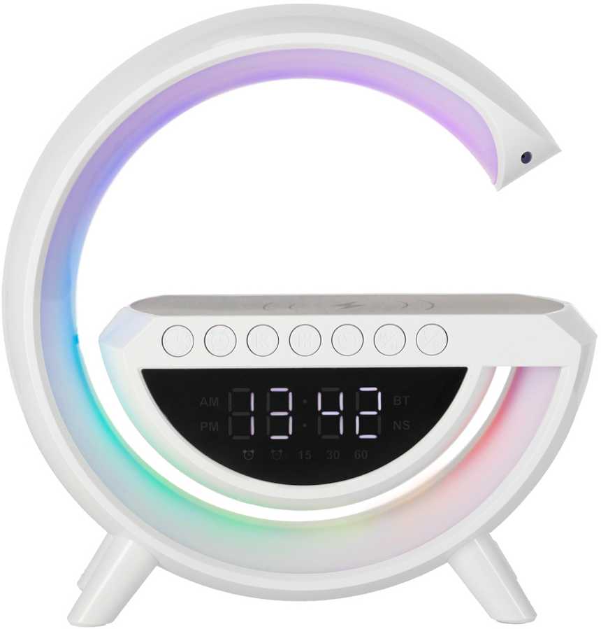 Ikonka LED lemputė su indukciniu įkrovikliu ir radijo imtuvu