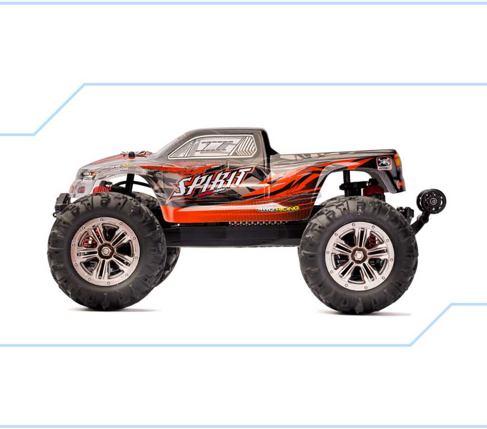 Ikonka RC automobilis Q901 bešepetėlinis 1:16 2.4G 4CH 52km/h raudonas