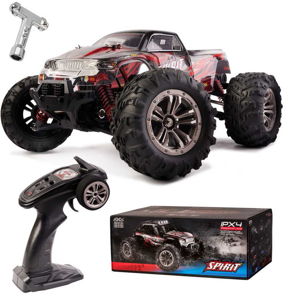 Ikonka RC automobilis Q901 bešepetėlinis 1:16 2.4G 4CH 52km/h raudonas