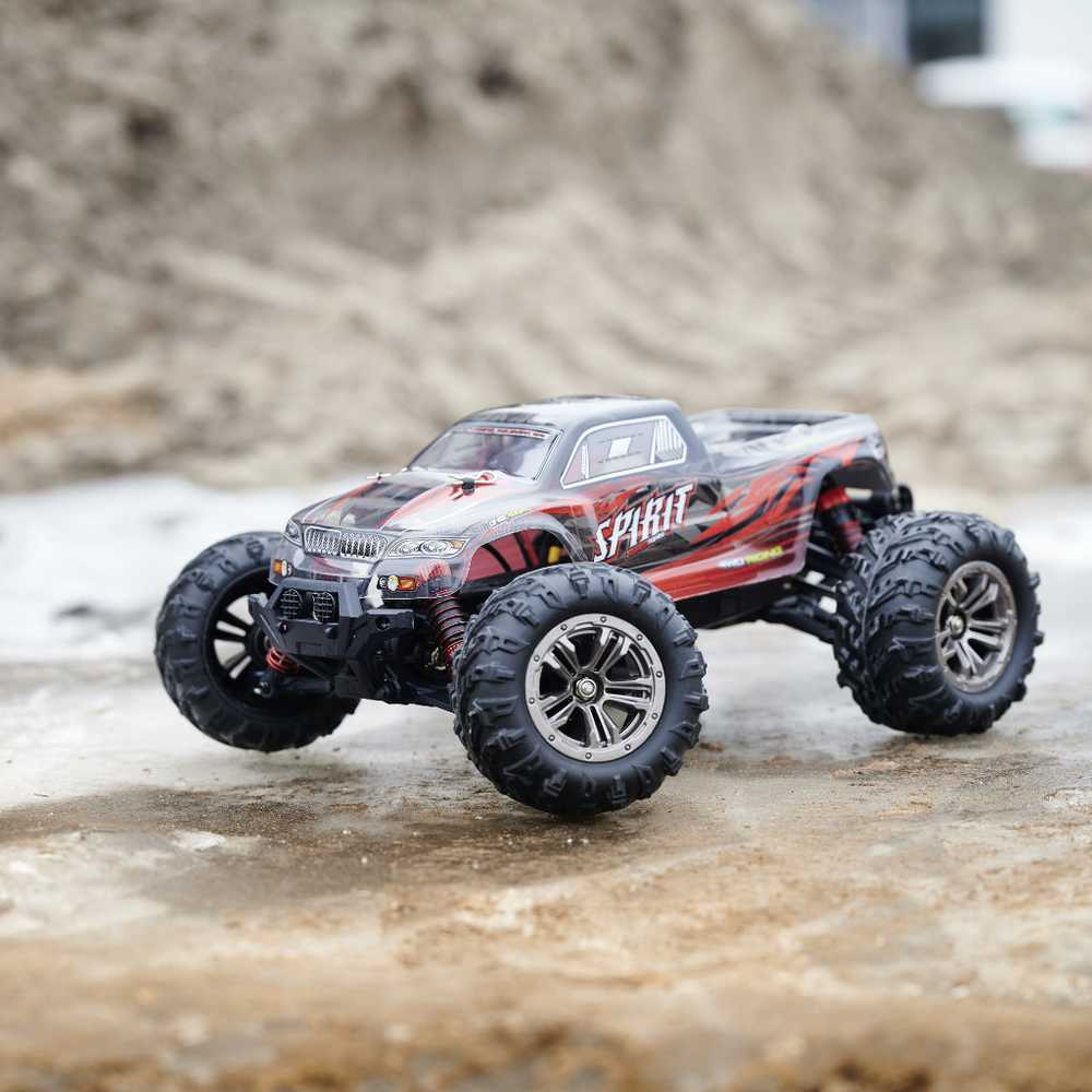 Ikonka RC automobilis Q901 bešepetėlinis 1:16 2.4G 4CH 52km/h raudonas