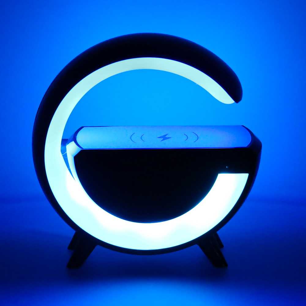 Ikonka RGB LED įkrovimo šviesos indukcinis radijas