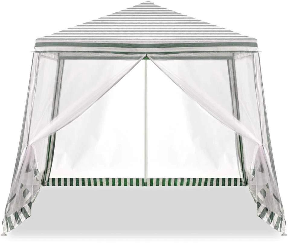 Roger Palapinė sodo vakarėlių paviljonas komercinė pavėsinė Balta 2,4X2,4 m