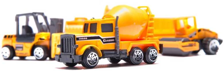 Ikonka Statybinės technikos automobilių komplektas 6 vnt