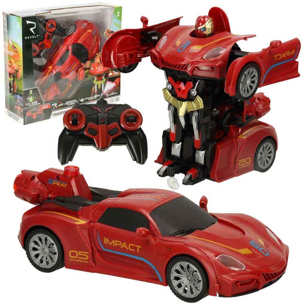 Transformerio robotas lenktyninis automobilis Revolt TRANSFORMING ROBOT RACER