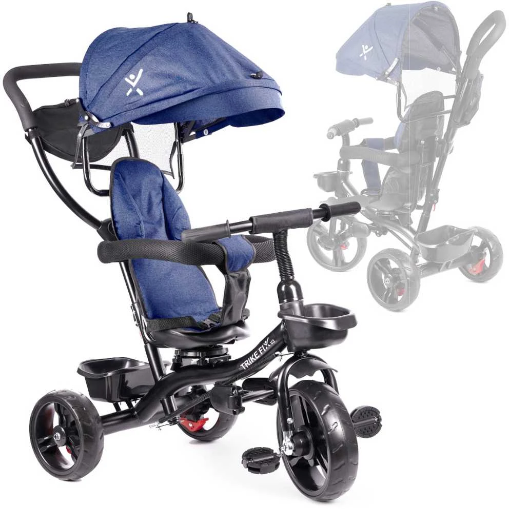 Trike Fix Triratis Fix Lite tamsiai mėlynas