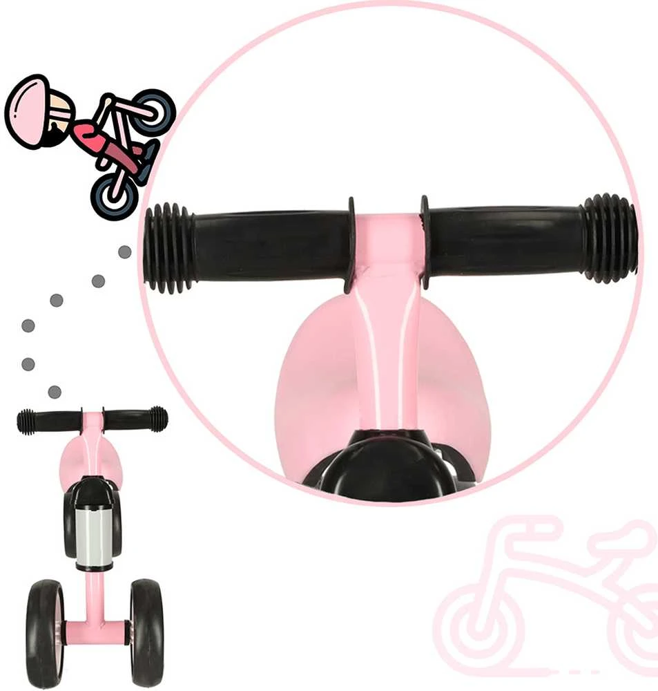 Trike Fix Mažytis krosinis triratukas rožinės spalvos