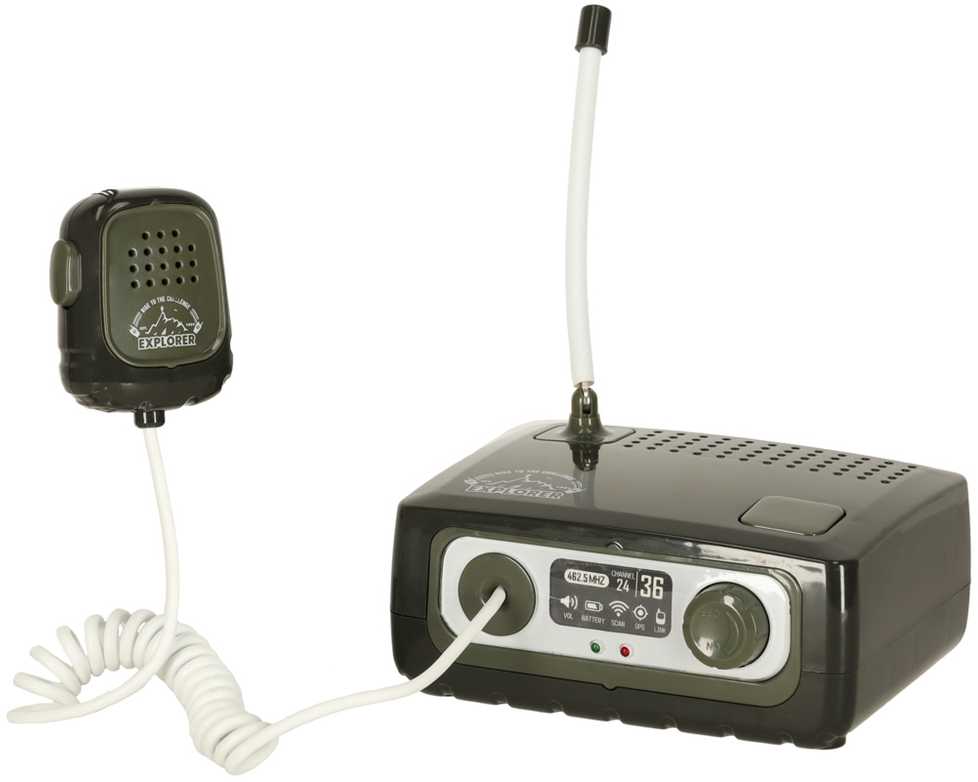 Ikonka Vaikams skirtas Walkie Talkie radijo imtuvų rinkinys su PBX chaki spalvos